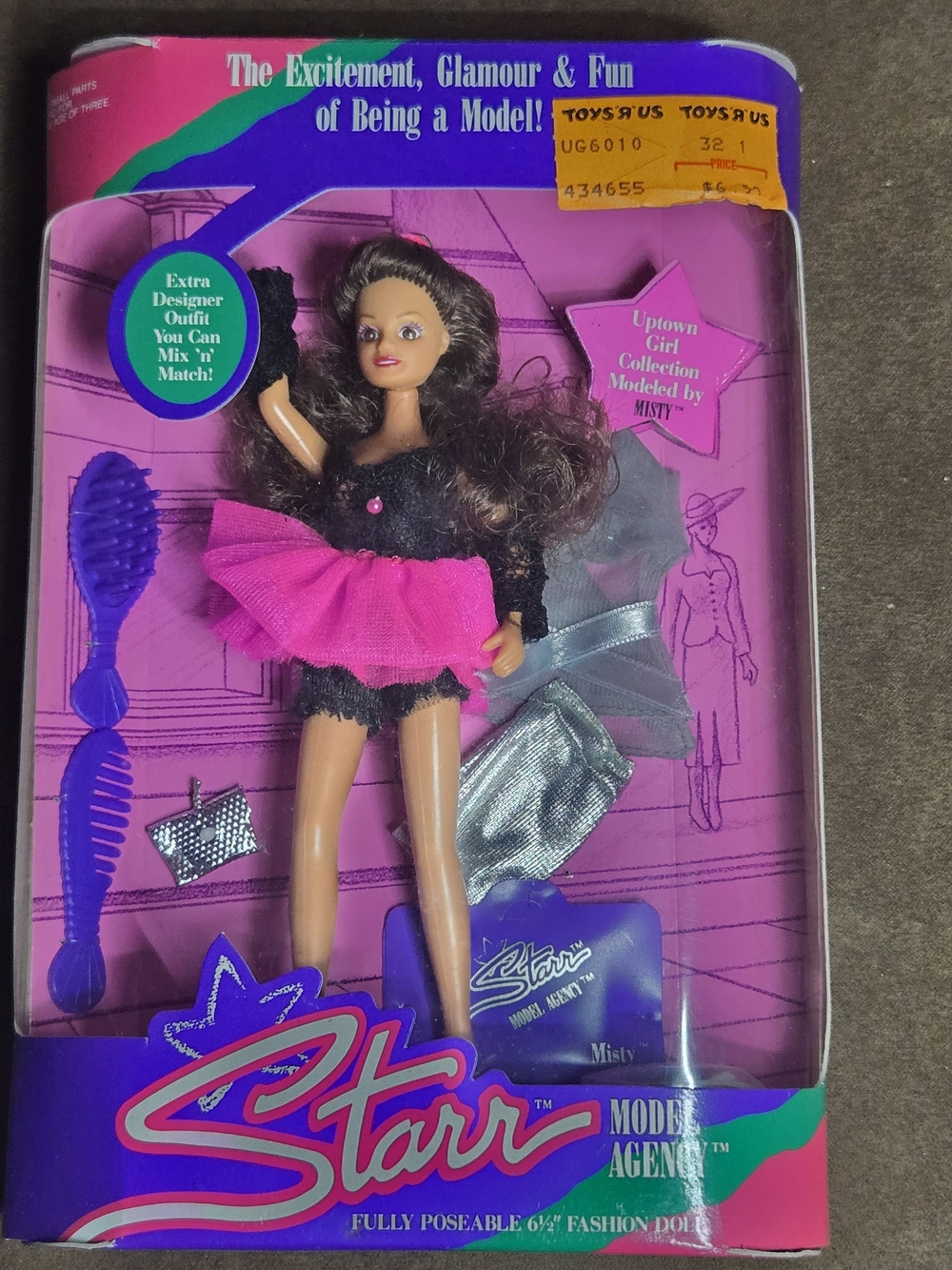 Vintage 90s Starr Model Agency Misty Doll Uptown Girl Collection NIB